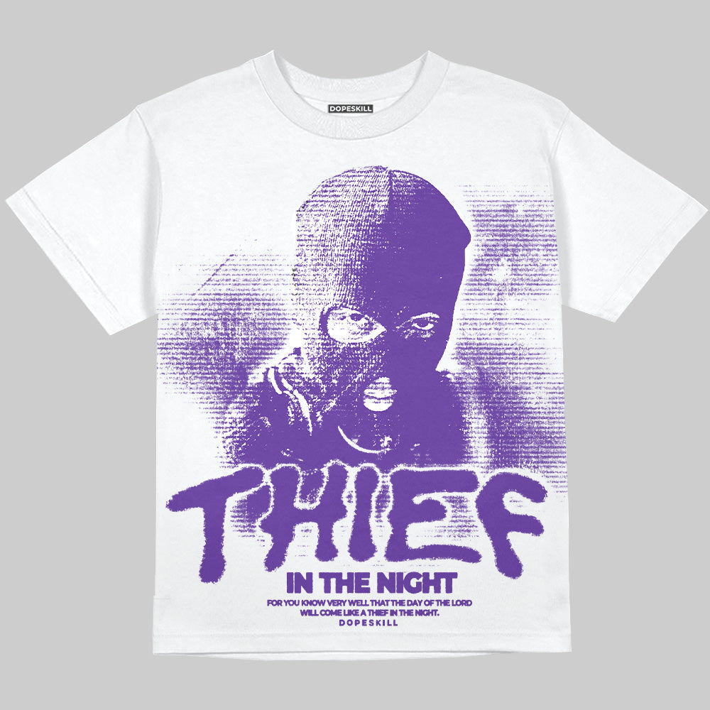PURPLE Collection DopeSkill Oversize Print T-Shirt Thief In The Night Graphic