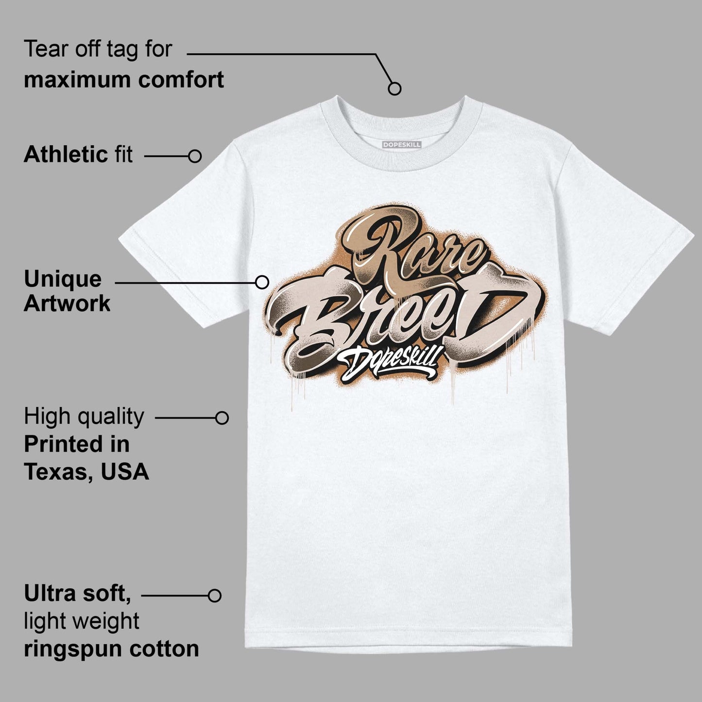 Palomino 3s DopeSkill T-Shirt Rare Breed Type Graphic