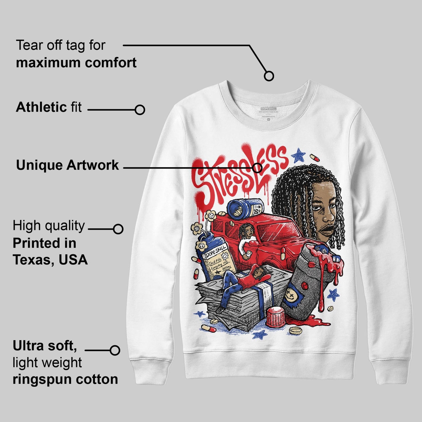 Seoul 2.0 3s DopeSkill Sweatshirt Stressless Graphic