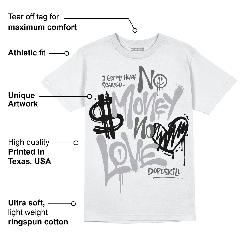 Grey Collection DopeSkill T-Shirt No Money No Love Typo Graphic