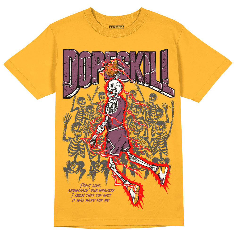 Brotherhood 1s OG DopeSkill University Gold T-shirt Thunder Dunk Graphic