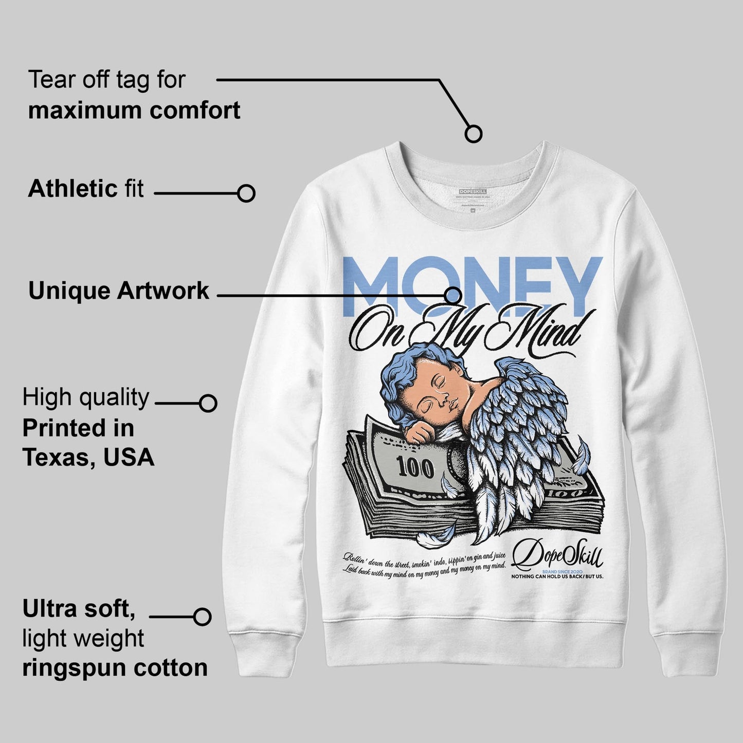 Forget Me Not 4s DopeSkill Sweatshirt MOMM Graphic