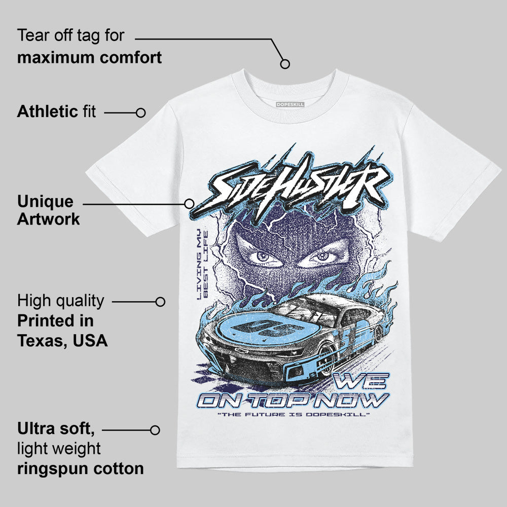 University Blue Collection DopeSkill T-Shirt New Side Hustler Graphic