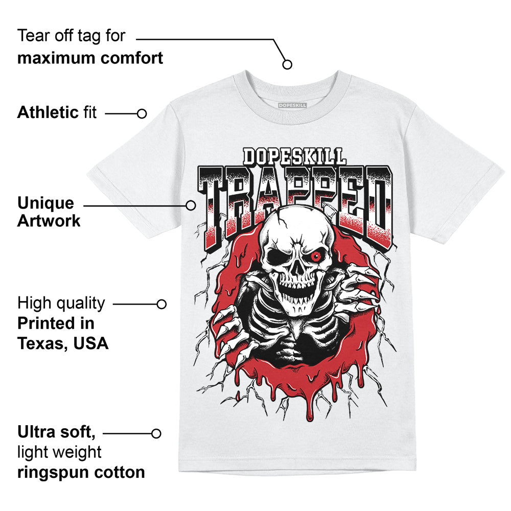 Red Taxi 12s DopeSkill T-Shirt Trapped Halloween Graphic