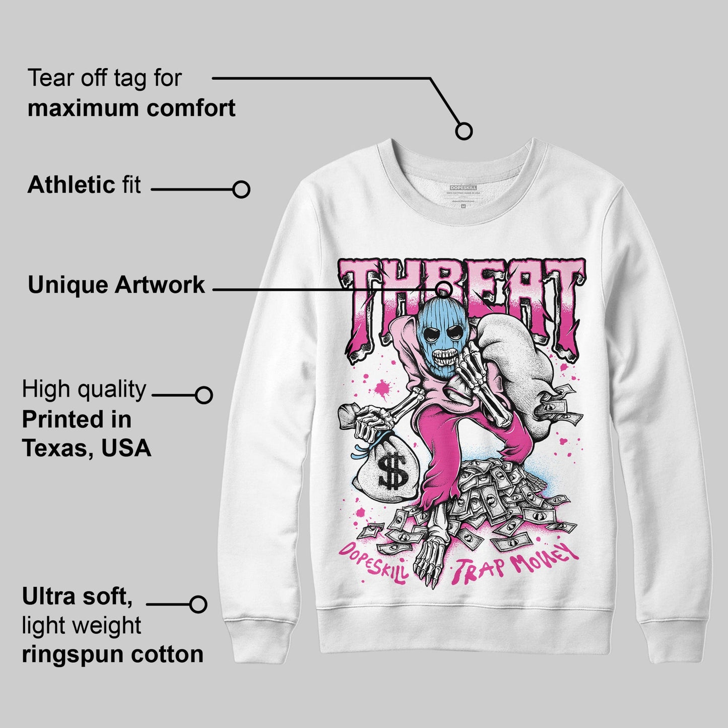 Doernbecher 6s DopeSkill Sweatshirt Threat Graphic