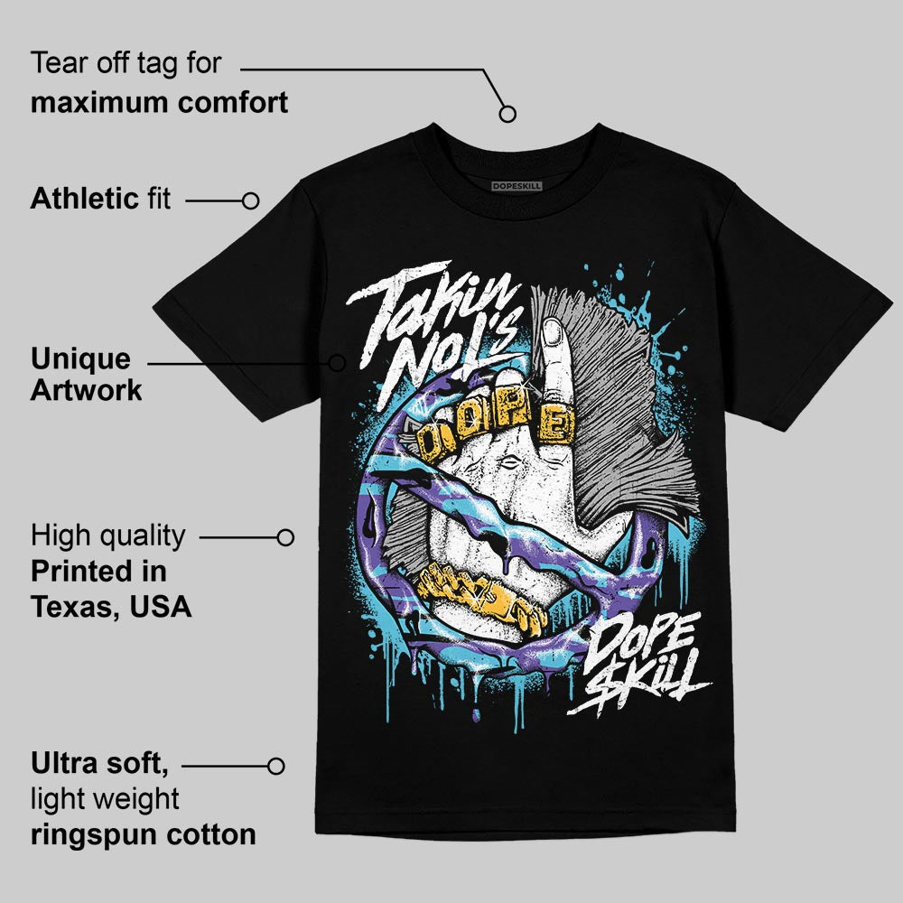 Aqua 8s DopeSkill T-Shirt Takin No L's Graphic