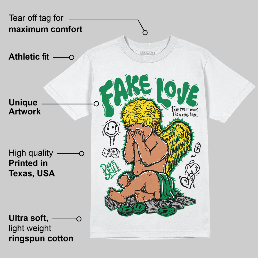 Lucky Green 5s DopeSkill T-Shirt False Love Graphic