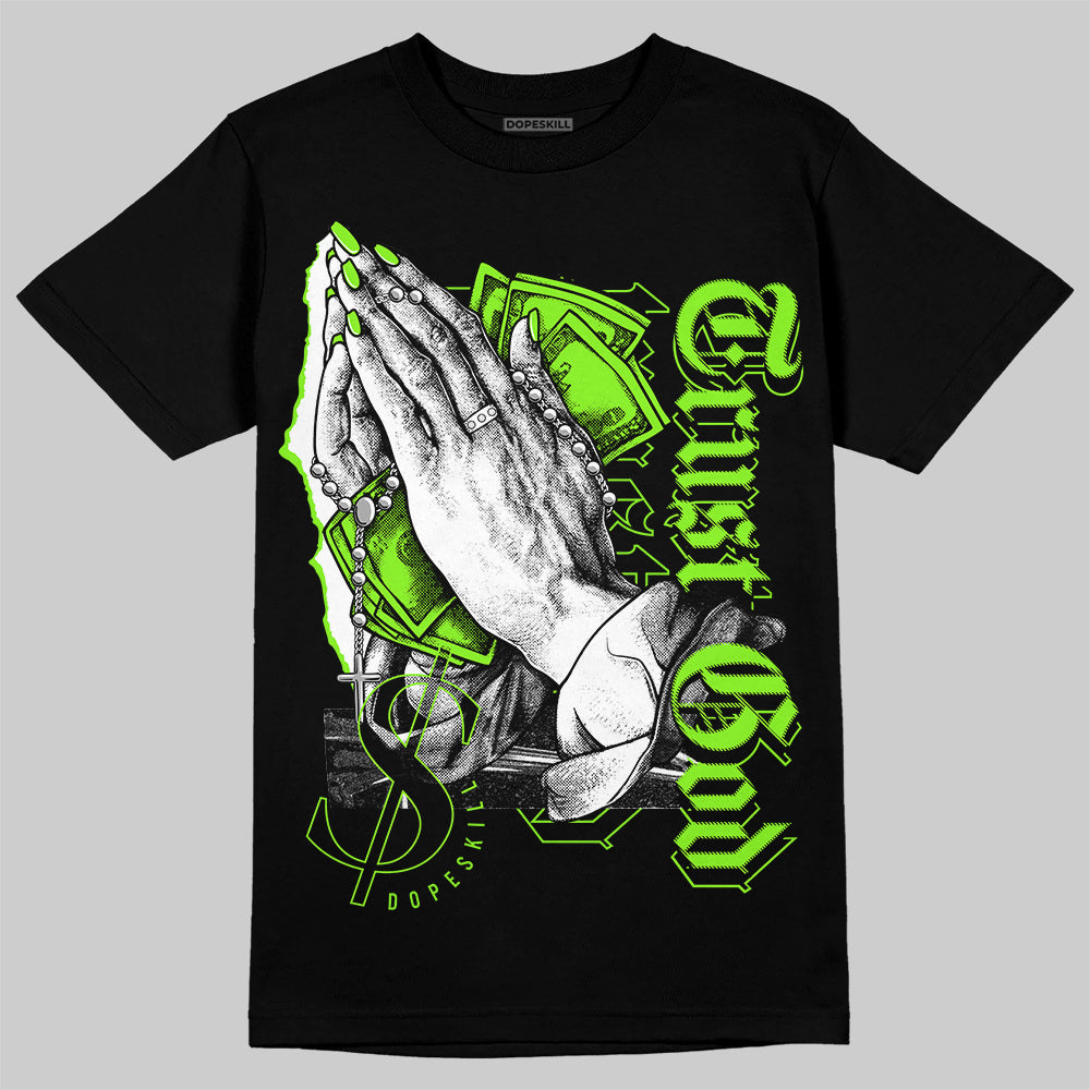 Neon Green Collection DopeSkill T-Shirt Trust God Graphic