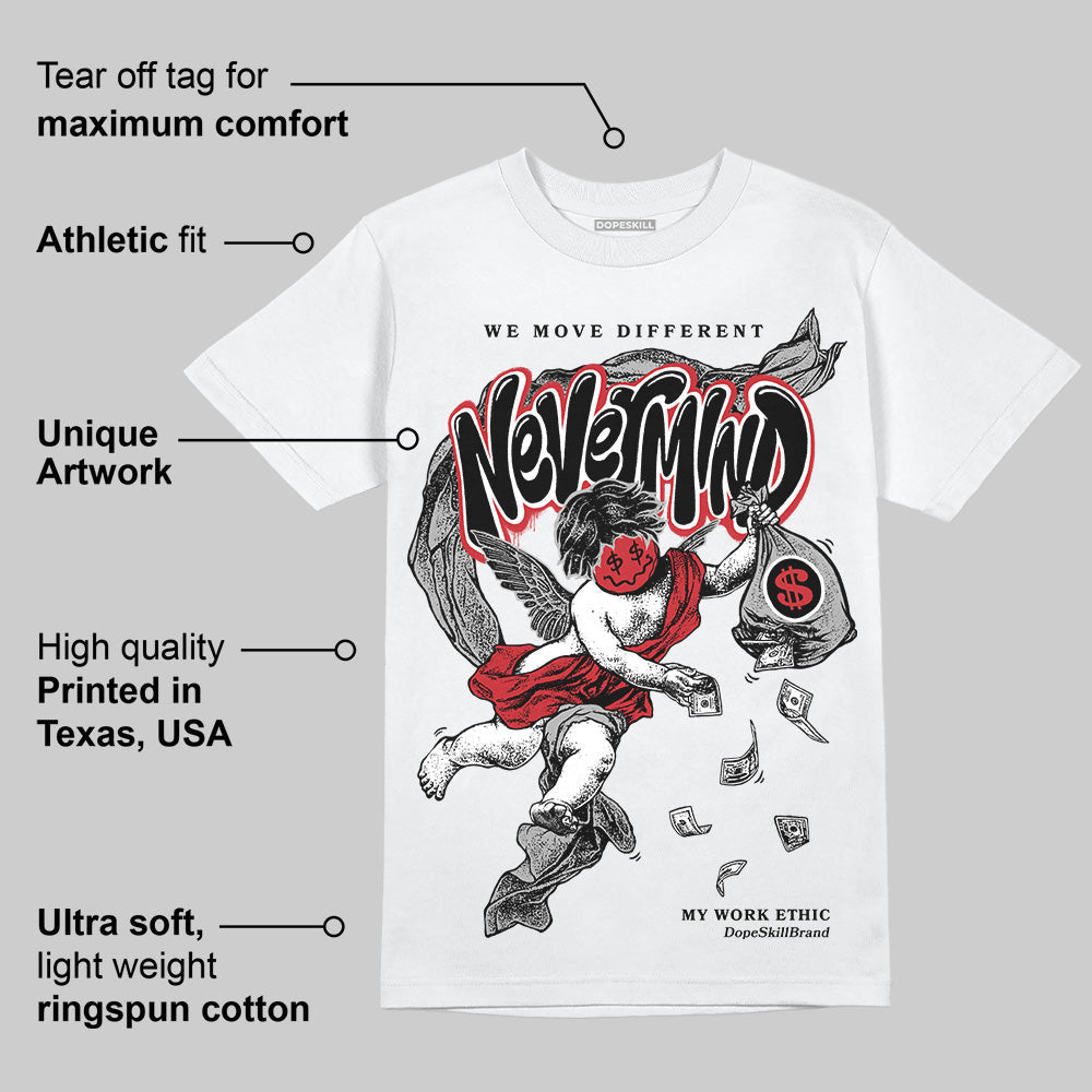 Bred 11s DopeSkill T-Shirt Nevermind Graphic