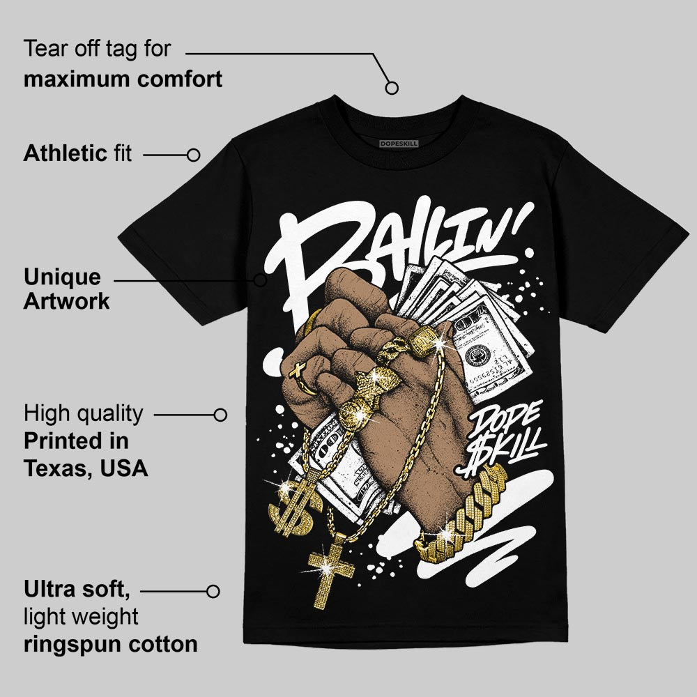 Black and White Collection DopeSkill T-Shirt Always Ballin' Graphic