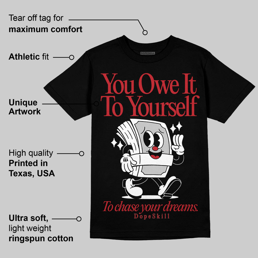 Bred Velvet 11s DopeSkill T-Shirt Owe It To Yourself  Graphic
