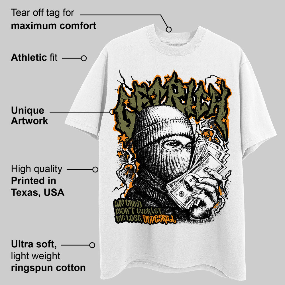 Olive Collection DopeSkill T-Shirt Wealthy Graphic