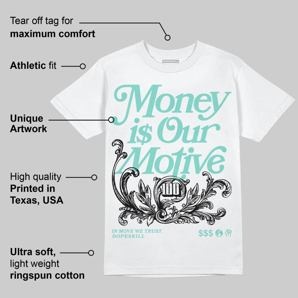 Igloo 11s DopeSkill T-Shirt Money Is Our Motive Typo Graphic
