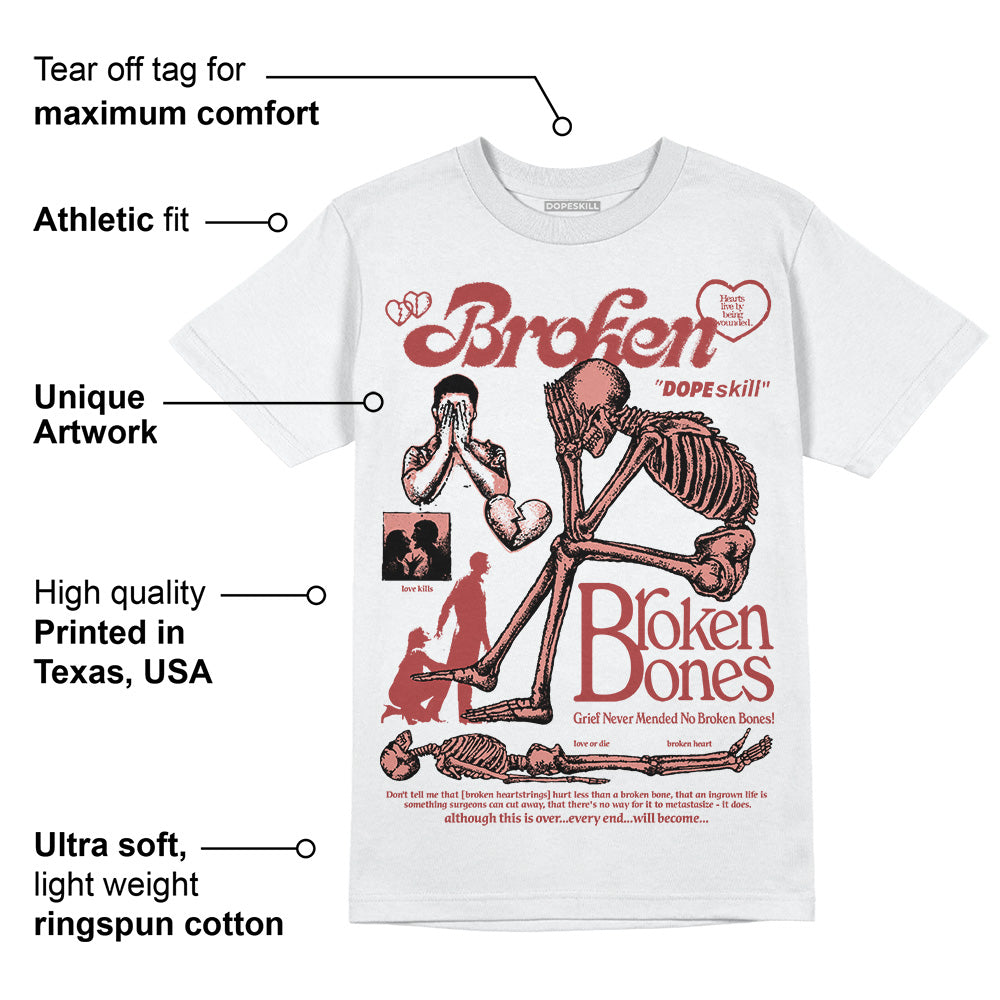 Dune Red 13s DopeSkill T-Shirt Broken Bones Graphic