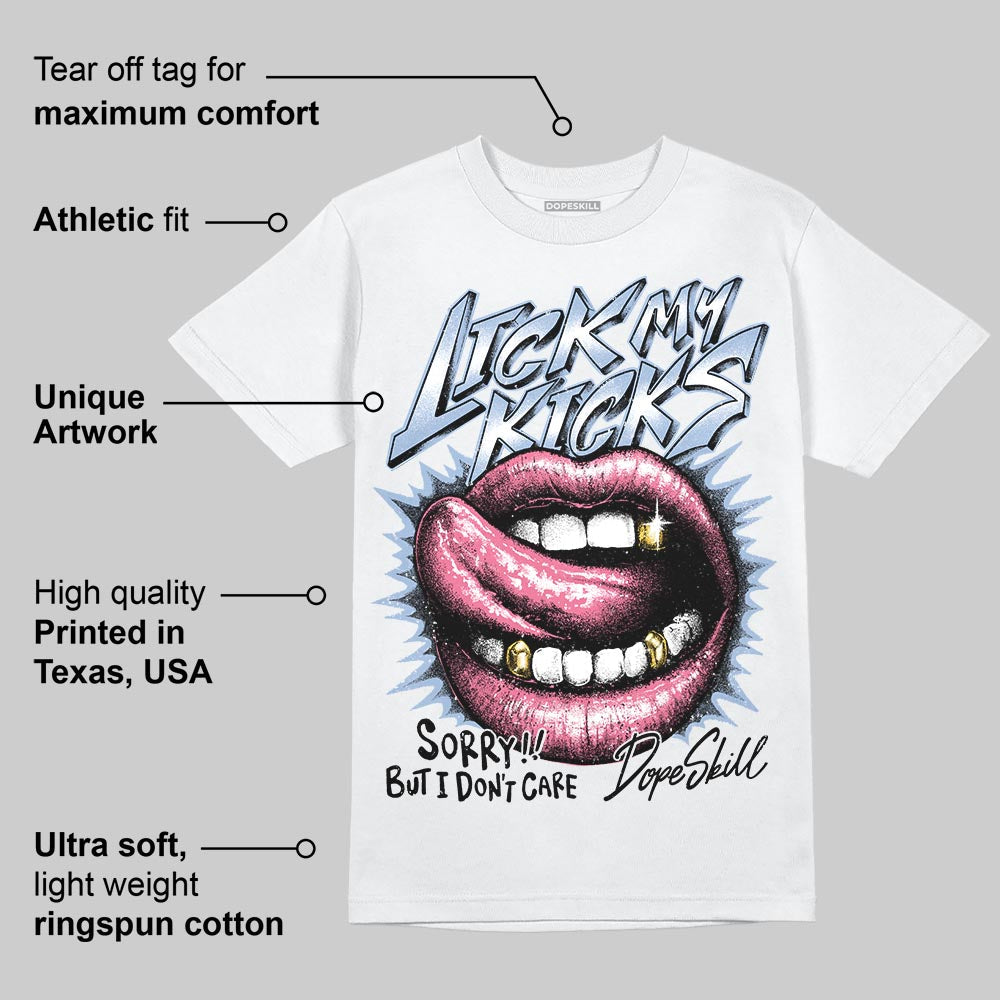 Denim Pink Glow 3s DopeSkill T-Shirt Lick My Kicks Graphic