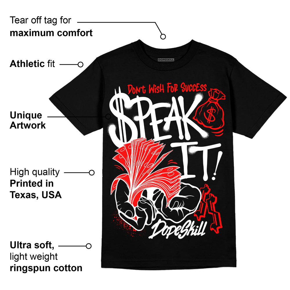 Black and White Collection DopeSkill T-Shirt Speak It Graphic