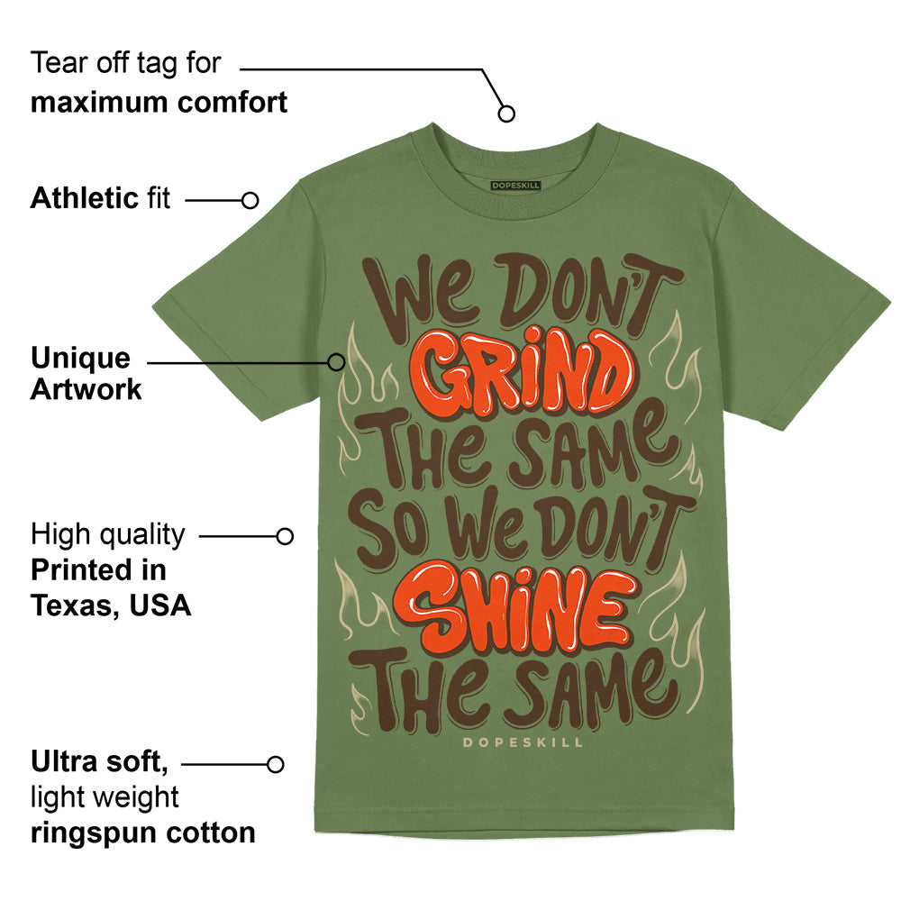 Olive Collection DopeSkill Olive T-shirt Grind Shine Graphic