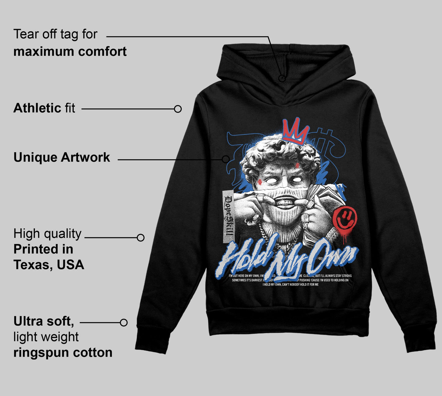 Blueberry 12s DopeSkill Hoodie Sweatshirt In My Way Graphic