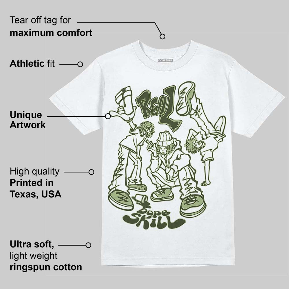 Olive Collection DopeSkill T-Shirt Real Y2K Players Graphic