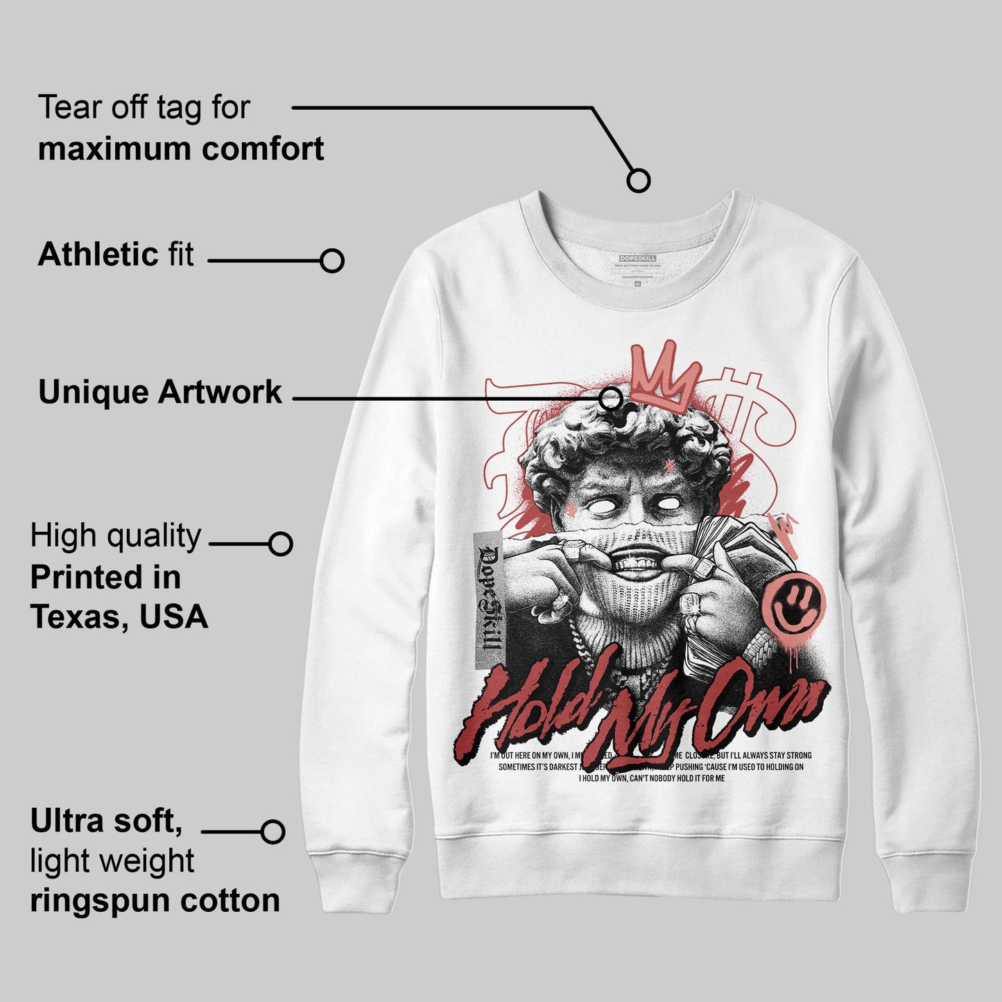 Dune Red 13s DopeSkill Sweatshirt In My Way Graphic