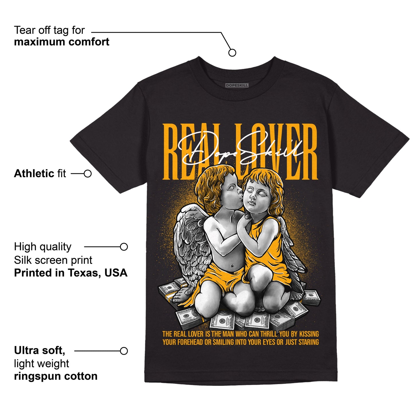 Black Taxi 12s DopeSkill T-Shirt Real Lover Graphic