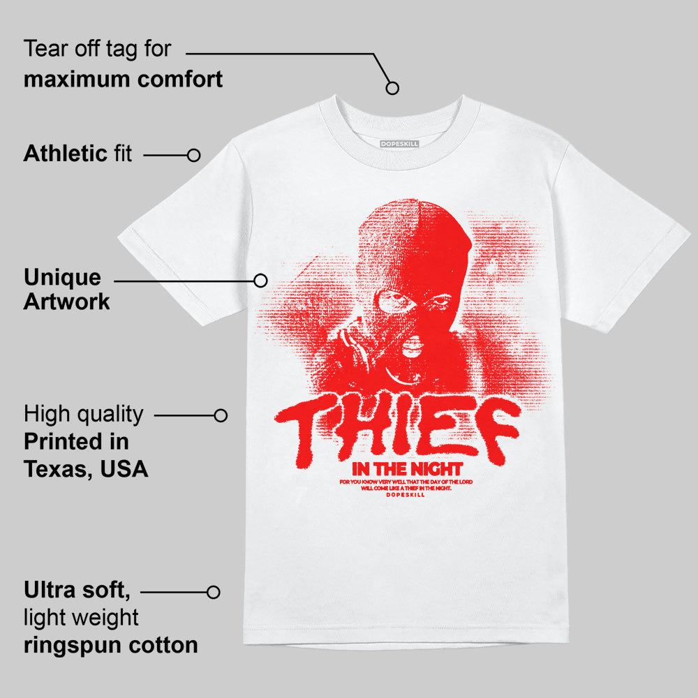 Cherry 11s DopeSkill T-Shirt Thief In The Night Graphic
