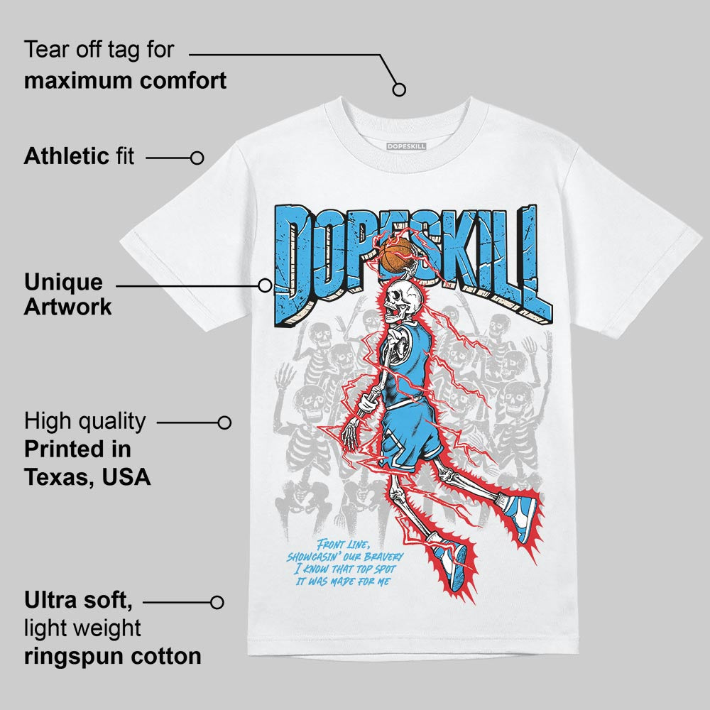 UNC Reimagined 1s DopeSkill T-Shirt Thunder Dunk Graphic