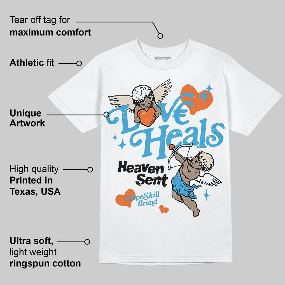 UNC Reimagined 1s DopeSkill T-Shirt New Love Heals Graphic
