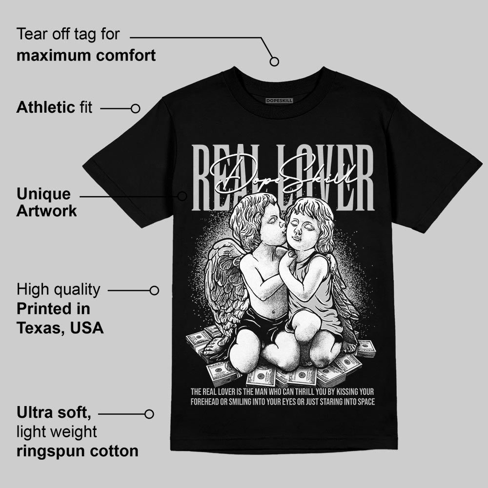 Foamposite One ‚ÄúTriple White‚Äù DopeSkill T-Shirt Real Lover Graphic