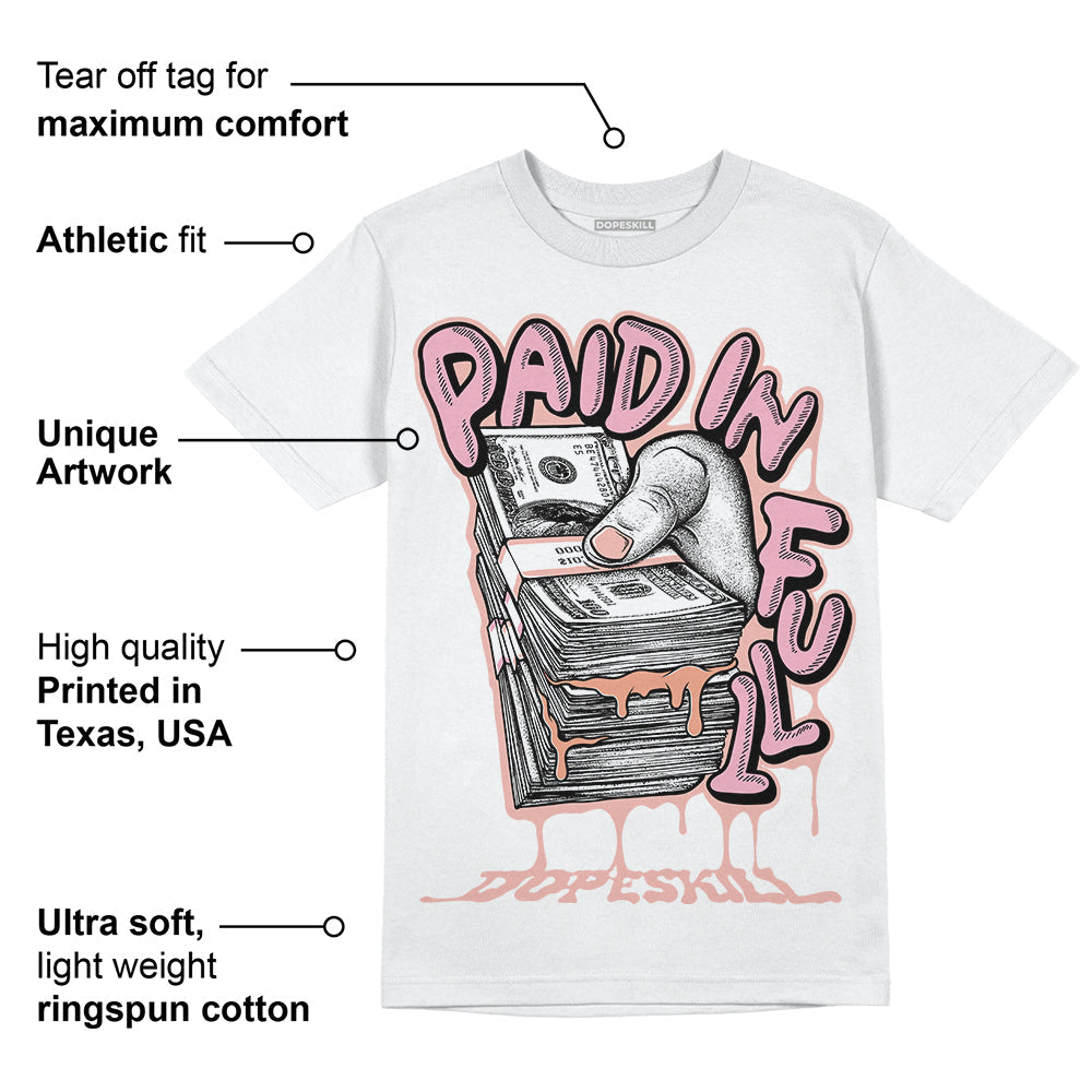 Legend Pink 11s DopeSkill T-Shirt Paid In Full Graphic