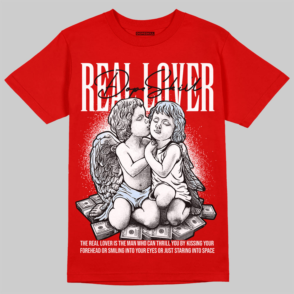 Cherry 11s DopeSkill Varsity Red T-shirt Real Lover Graphic