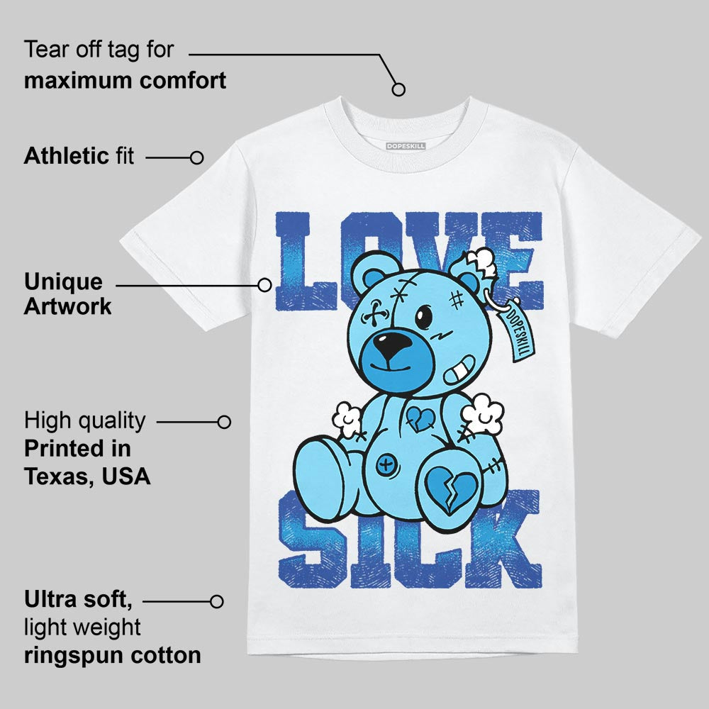 Royal Blue Collection DopeSkill T-Shirt Love Sick Graphic