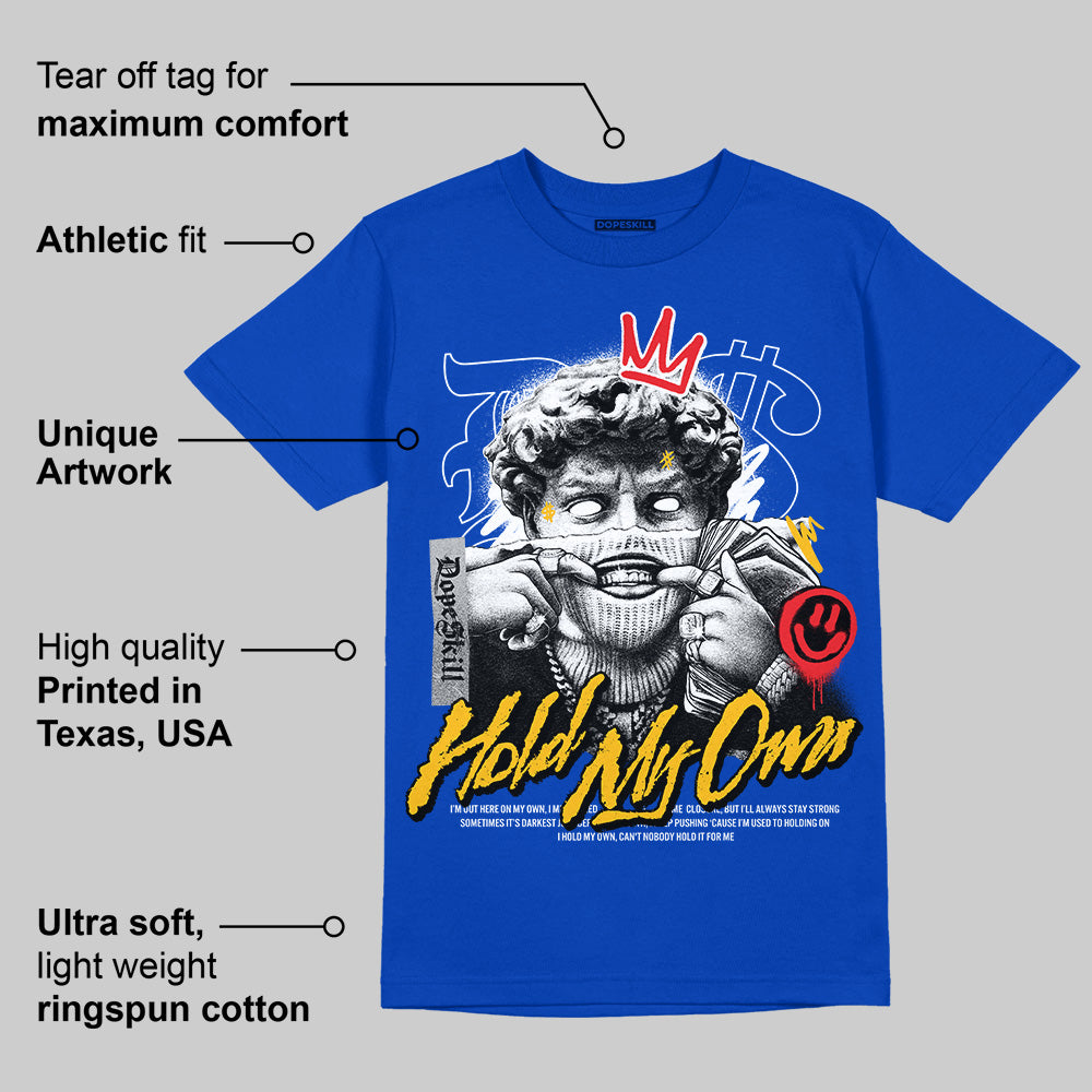 Royal Blue Collection DopeSkill Royal Blue T-shirt In My Way Graphic