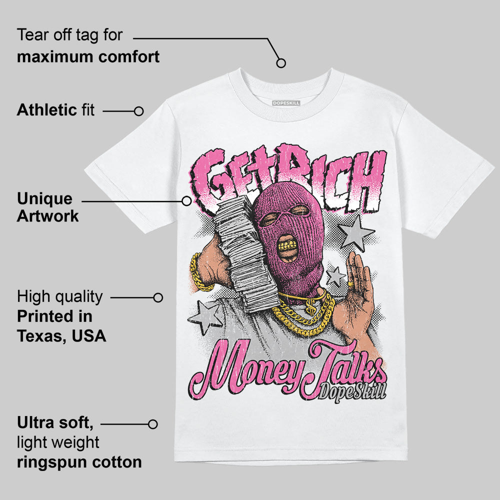 Kayano 14 Cream Sweet Pink DopeSkill T-Shirt Get Rich Graphic