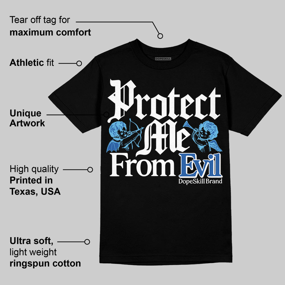Blueberry 12s DopeSkill T-Shirt Protect Me From Evil Graphic