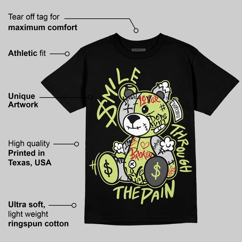 Light Lemon Twist 4s DopeSkill T-Shirt Smile Through The Pain Graphic