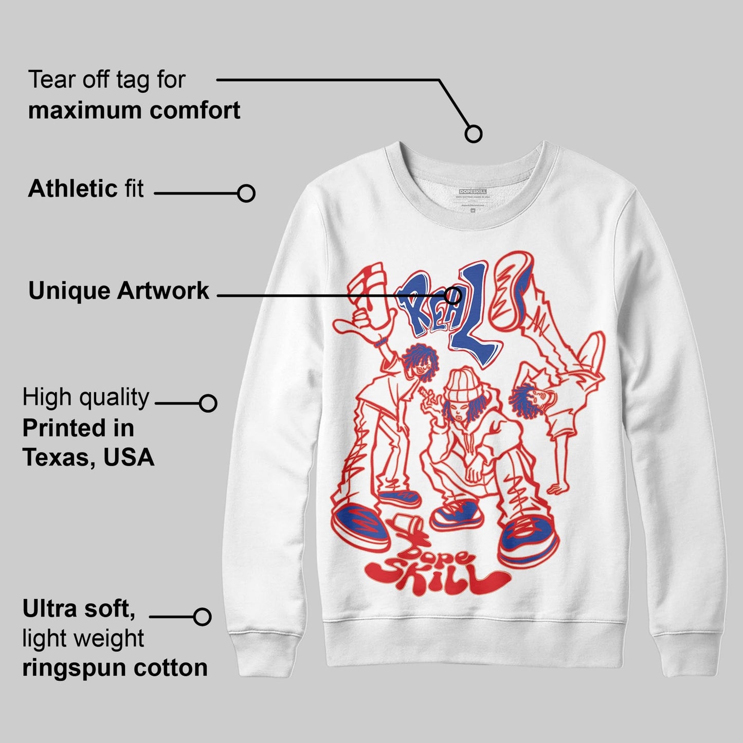 Seoul 2.0 3s DopeSkill Sweatshirt Real Y2K Players Graphic