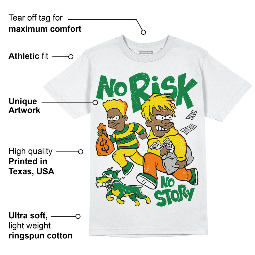 Dunk Reverse Brazil DopeSkill T-Shirt No Risk No Story Graphic