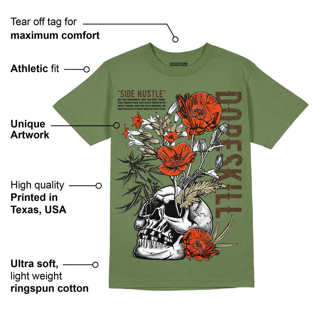 Olive Collection DopeSkill Olive T-shirt Side Hustle Graphic