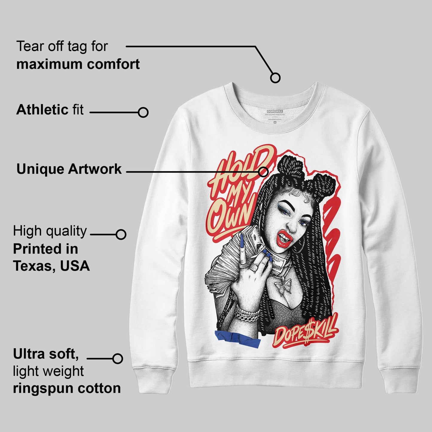 Seoul 2.0 3s DopeSkill Sweatshirt New H.M.O Graphic
