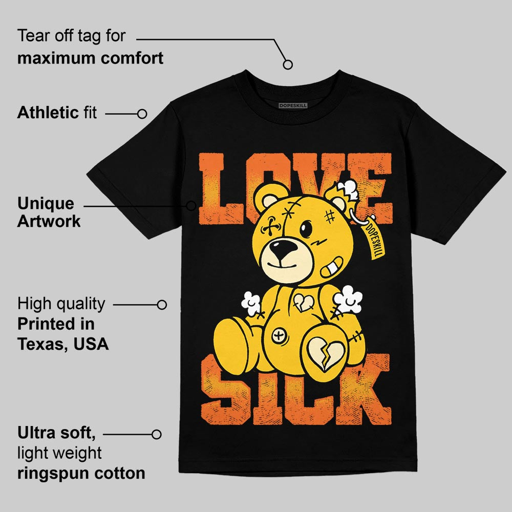 Yellow Collection DopeSkill T-Shirt Love Sick Graphic