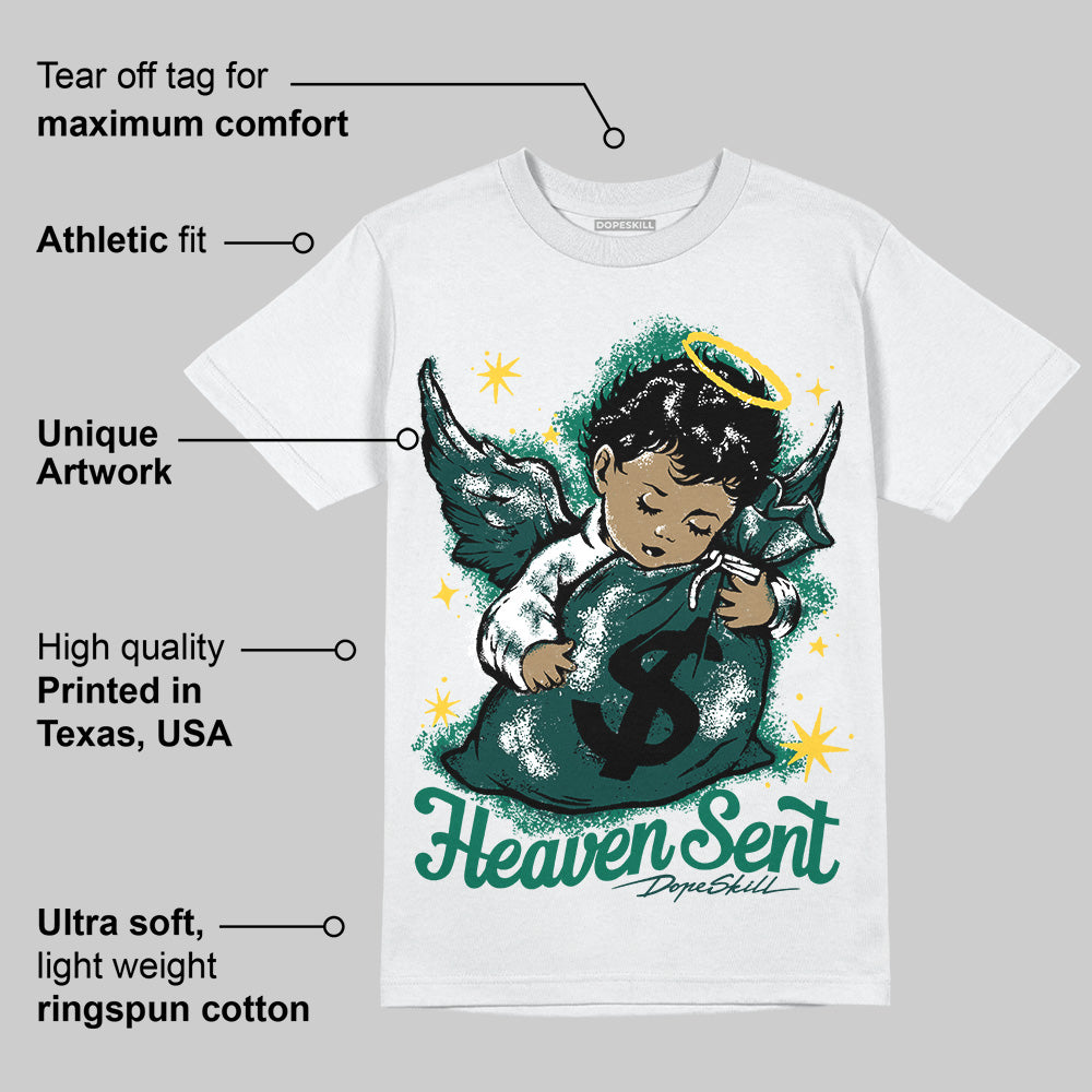 Oxidized Green 4s DopeSkill T-Shirt Heaven Sent Graphic