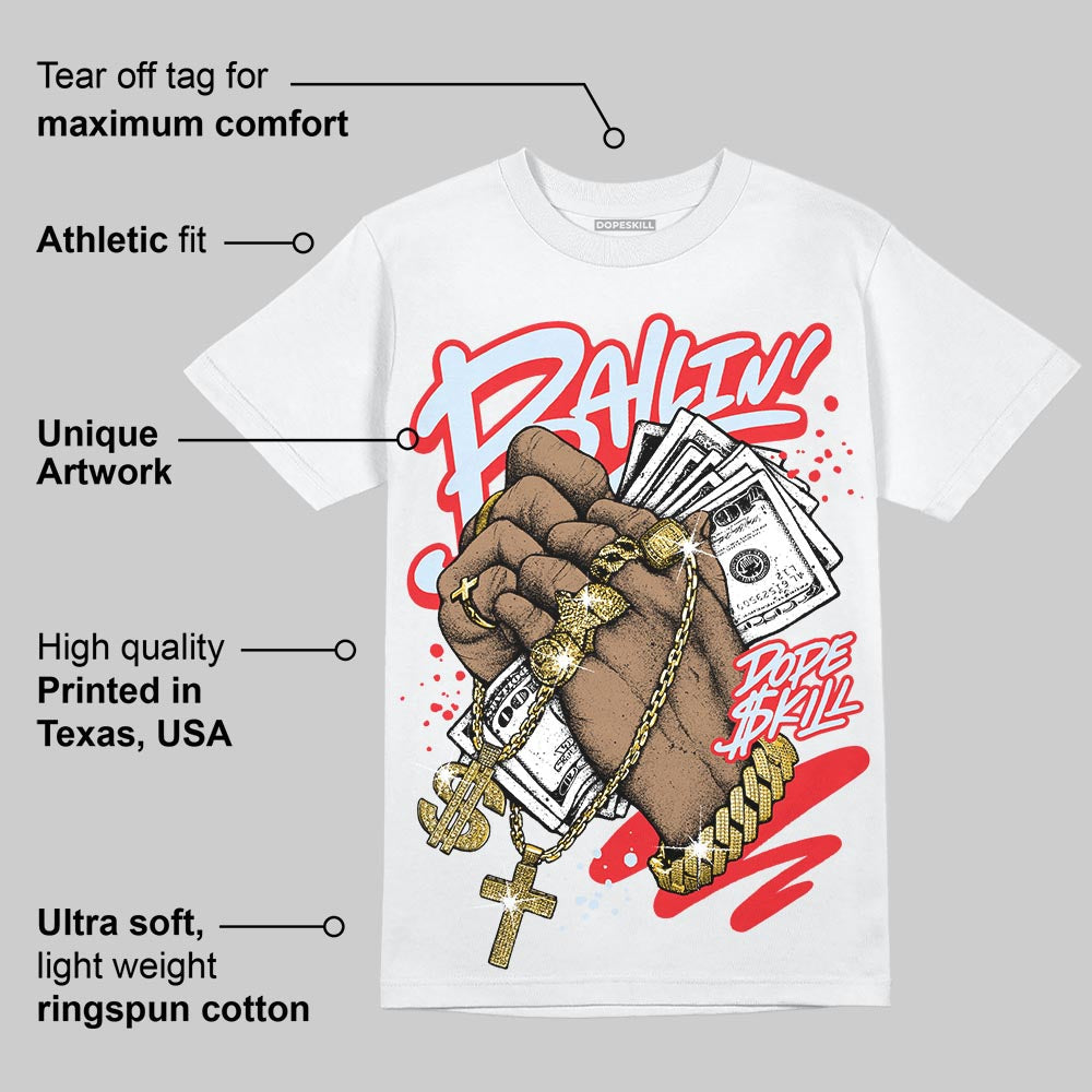 Cherry 11s DopeSkill T-Shirt Always Ballin' Graphic