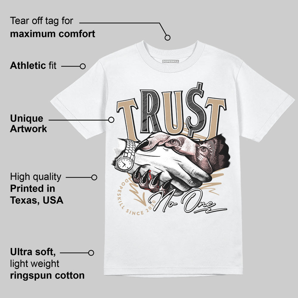 AIR FORCE 1 LINEN DopeSkill T-Shirt Trust No One Graphic
