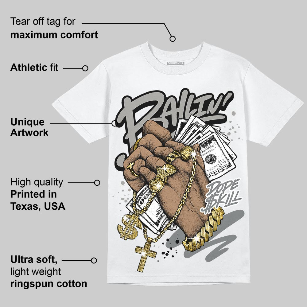 Cool Grey 9s DopeSkill T-Shirt Always Ballin' Graphic