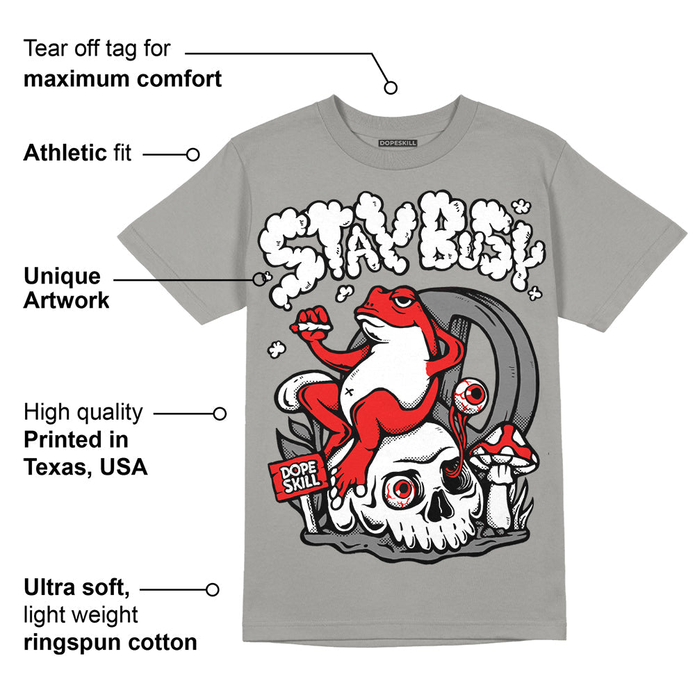Grey Collection DopeSkill Grey T-shirt Stay Busy Graphic