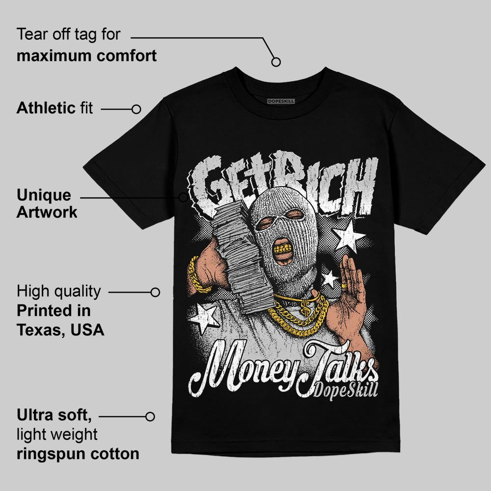 Foamposite One ‚ÄúTriple White‚Äù DopeSkill T-Shirt Get Rich Graphic