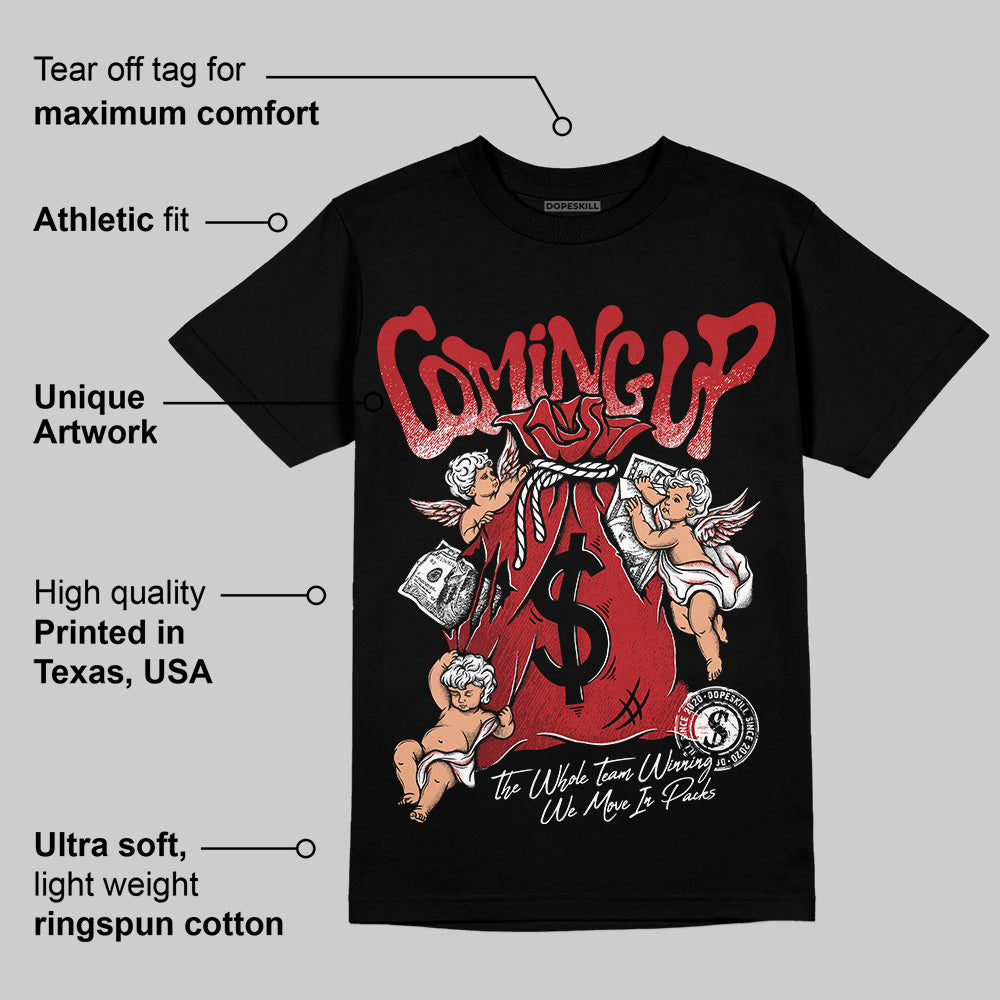 Flu Game 12s DopeSkill T-Shirt Money Bag Coming Up Graphic