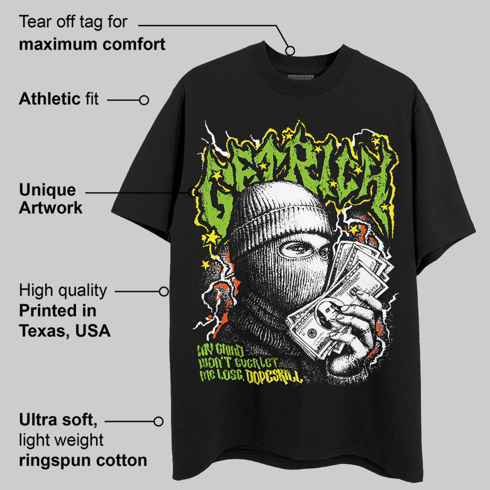 Neon Green Collection DopeSkill T-Shirt Wealthy Graphic