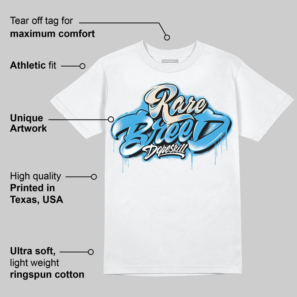 UNC Reimagined 1s DopeSkill T-Shirt Rare Breed Type Graphic